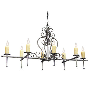 Meyda 48" Long Monica 8 Light Oblong Chandelier '146425