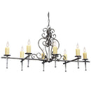 Meyda 48" Long Monica 8 Light Oblong Chandelier '146425