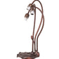 Meyda 16" High Pink/Blue Tiffany Pond Lily 3 LT Accent Lamp '14670