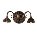 Meyda 13" Wide Victorian 2 Light Hardware '14703