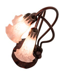 Meyda 16" High Pink Tiffany Pond Lily 3 Light Accent Lamp '14728