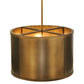 Meyda 36" Wide Cilindro Drum LED Pendant - 148673