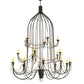 Meyda 72" Wide Bell 20 Light Three Tier Chandelier- 149323
