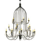 Meyda 72" Wide Bell 20 Light Three Tier Chandelier- 149323