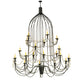 Meyda 72" Wide Bell 20 Light Three Tier Chandelier- 149323