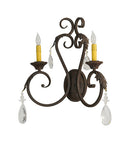 Meyda 20" Wide Josephine 2 Light Wall Sconce- 149381