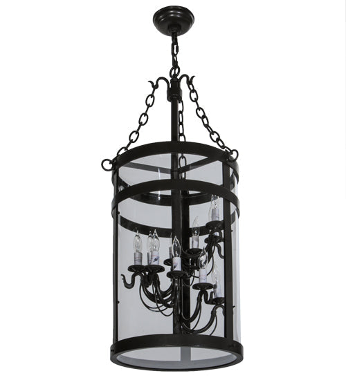 Meyda 15"w Cilindro Espiral Led Pendant - 150323