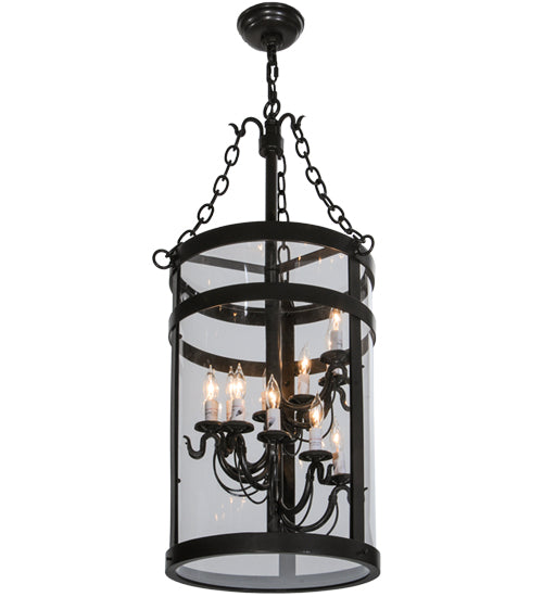 Meyda 15"w Cilindro Espiral Led Pendant - 150323