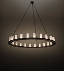 Meyda 72" Wide Loxley 24 LT Chandelier '150361
