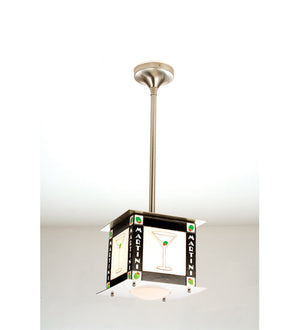 Meyda 10"Sq Martini Pendant '15120