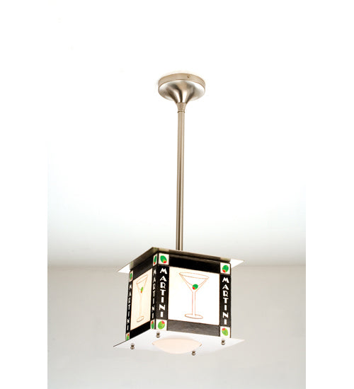Meyda 10"Sq Martini Pendant '15120