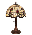 Meyda 19" High Roseborder Table Lamp- 151293