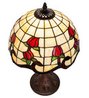 Meyda 19" High Roseborder Table Lamp- 151293
