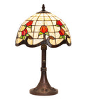 Meyda 19" High Roseborder Table Lamp- 151293
