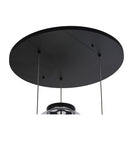 Meyda 34"w Bola Cilindro 3 Lt Cascading Pendant - 152074