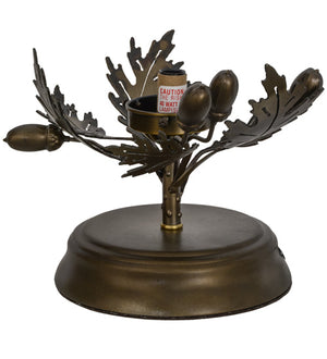 Meyda 7"H Oak Leaf & Acorn Table Base '152370