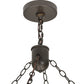 Meyda 54"w Cilindro Circle X Textrene Led Pendant - 152581