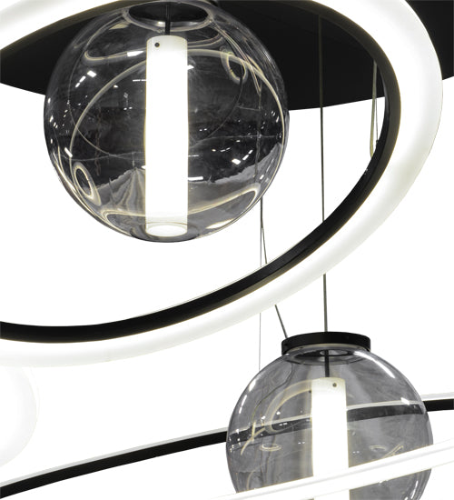 Meyda  84"w Anillo Bola Led Cascading Pendant - 152804