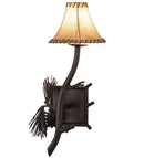 Meyda 10"W Lone Pine Left Wall Sconce '152832