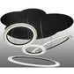 Meyda  84"w Anillo Tilt Led Cascading Pendant - 152833