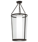 Meyda 18"W Cilindro Tapered Semi-Flushmount- 153383