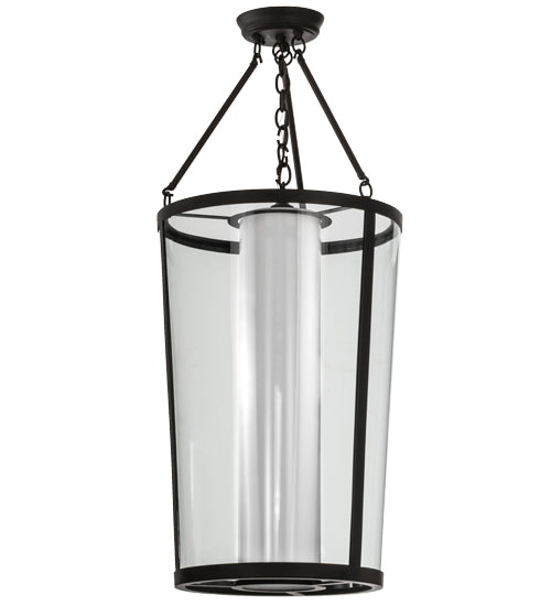 Meyda 18"W Cilindro Tapered Semi-Flushmount- 153383