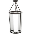 Meyda 18"W Cilindro Tapered Semi-Flushmount- 153383