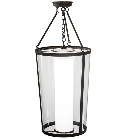 Meyda 18"W Cilindro Tapered Semi-Flushmount- 153383