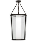 Meyda 18"W Cilindro Tapered Semi-Flushmount- 153383