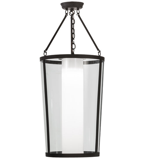 Meyda 18"W Cilindro Tapered Semi-Flushmount- 153383