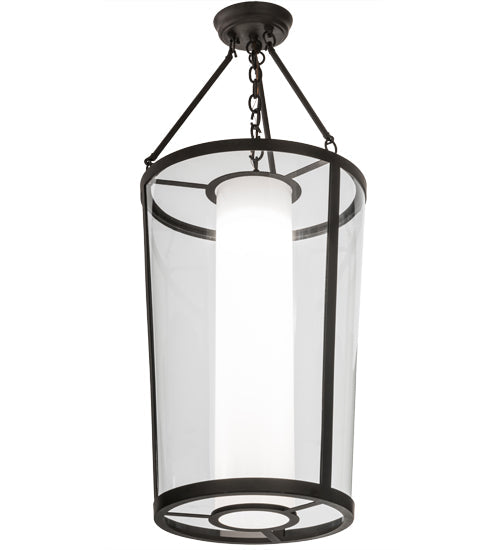 Meyda 18"W Cilindro Tapered Semi-Flushmount- 153383