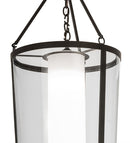 Meyda 18"W Cilindro Tapered Semi-Flushmount- 153383