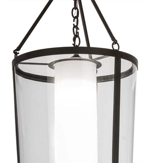 Meyda 18"W Cilindro Tapered Semi-Flushmount- 153383