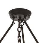 Meyda 18"W Cilindro Tapered Semi-Flushmount- 153383