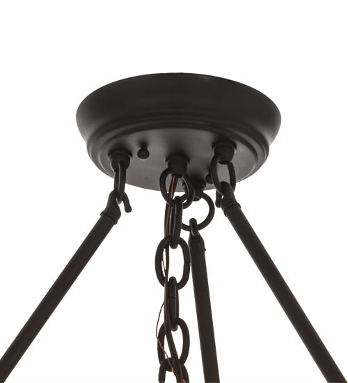 Meyda 18"W Cilindro Tapered Semi-Flushmount- 153383