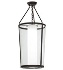 Meyda 18"W Cilindro Tapered Semi-Flushmount- 153383