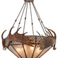 Meyda 54"W Antlers Moose Inverted Pendant- 154279