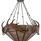 Meyda 54"W Antlers Moose Inverted Pendant- 154279