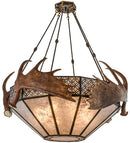 Meyda 54"W Antlers Moose Inverted Pendant- 154279