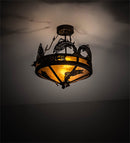 Meyda 18" Wide Catch of the Day Semi-Flushmount '154683