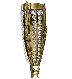 Meyda 7" Wide Chrisanne Crystal Wall Sconce- 154700
