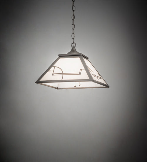 Meyda 16" Square Revival Deco Pendant '15522