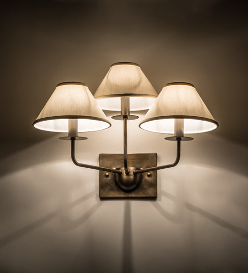 Meyda 19"W Annacostia 3 LT Wall Sconce '155477