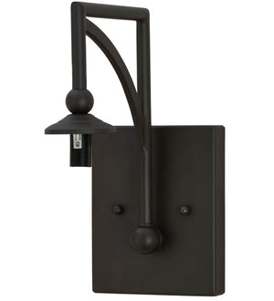 Meyda 5"W Oil Rubbed Bronze 1 LT Wall Sconce Hardware '155871