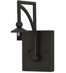 Meyda 5"W Oil Rubbed Bronze 1 LT Wall Sconce Hardware '155871