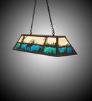 Meyda 48" Long Elk at Lake Oblong Pendant '156497