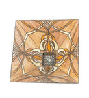 Meyda 13" Square Glasgow Bungalow Shade '156822