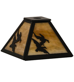 Meyda 10" Square Ducks in Flight Shade '157338