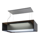 Meyda 48" Long Quadrato Shadow Box LED Oblong Pendant- 157722