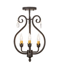 Meyda 12"w Antonia 3 Lt Chandelier- 157891